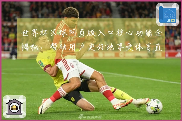 世界杯买球网页版入口核心功能全揭秘，帮助用户更好地享受体育直播体验